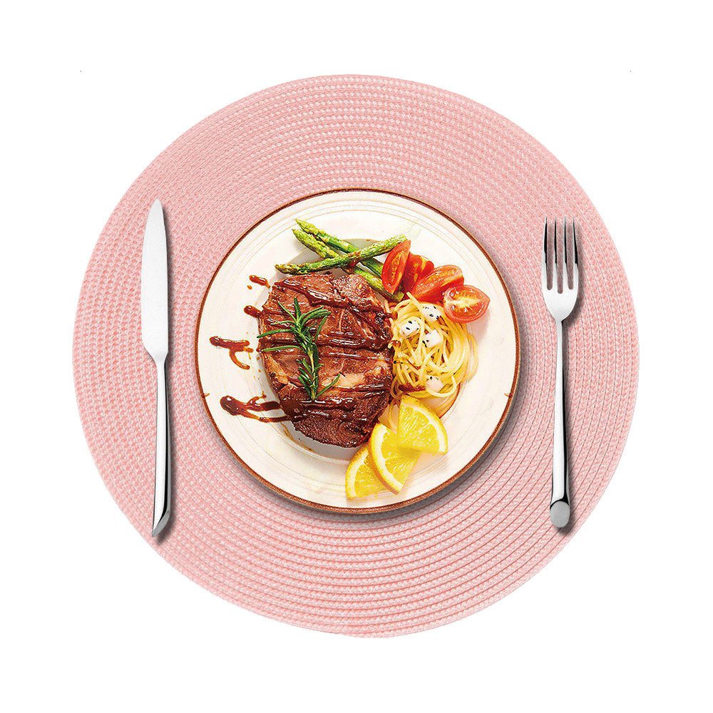 Set de table rond | Élégance Texturée - Mon Univers Cuisine