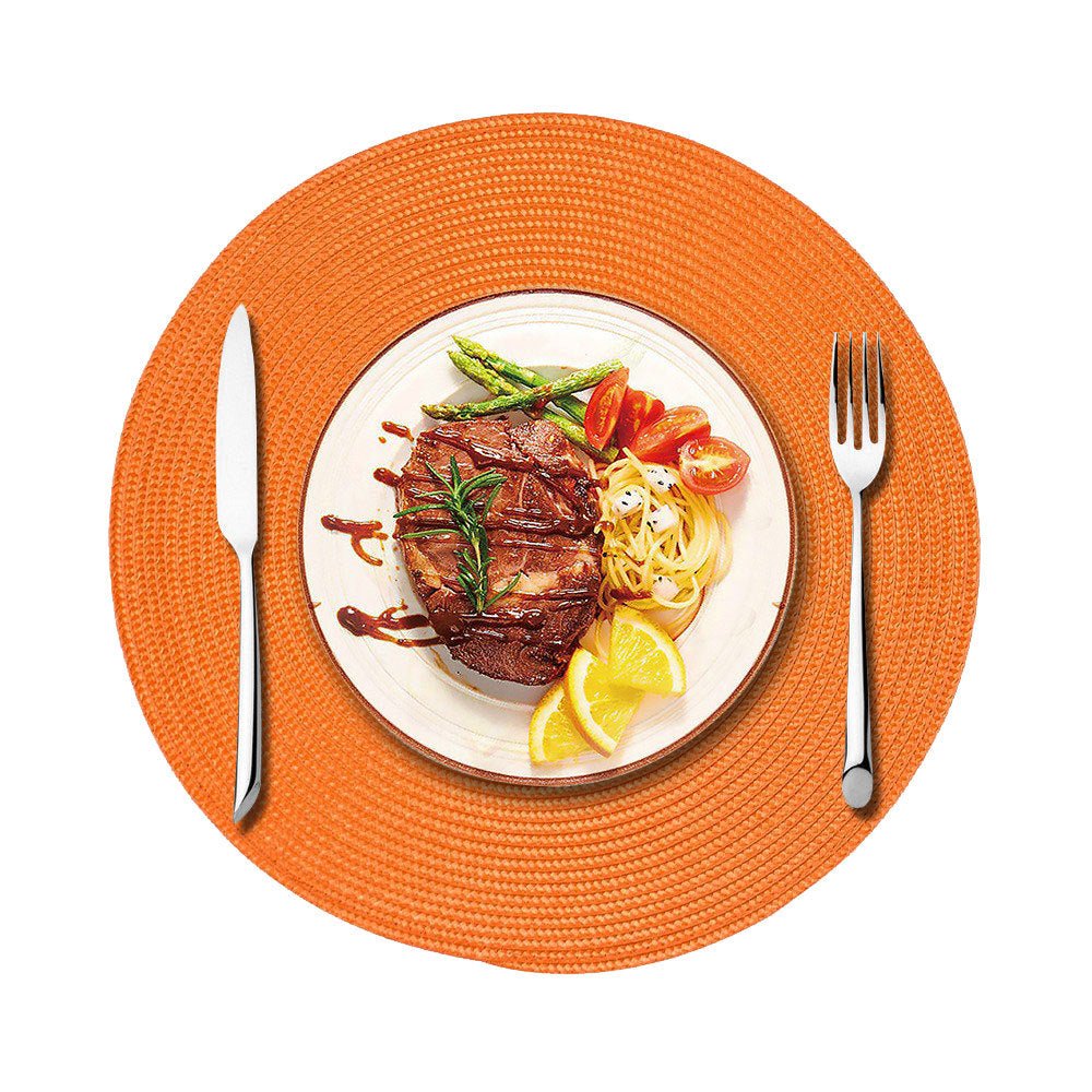 Set de table rond | Élégance Texturée - Mon Univers Cuisine