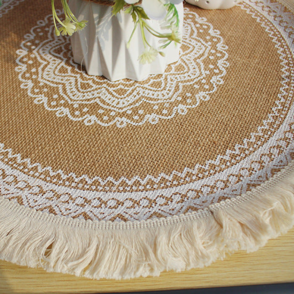 Set de table en jute bohème - Mon Univers Cuisine