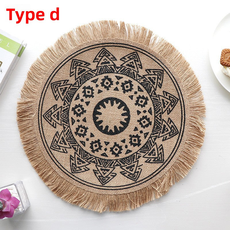 Set de table en jute bohème - Mon Univers Cuisine