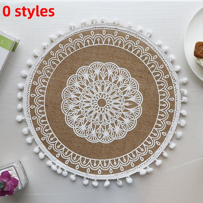 Set de table en jute bohème - Mon Univers Cuisine