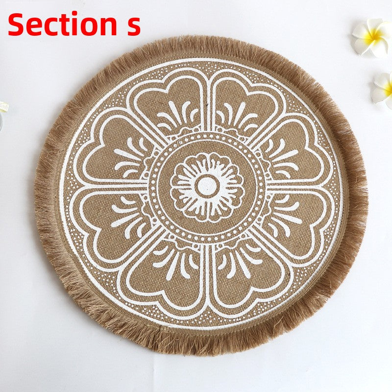 Set de table en jute bohème - Mon Univers Cuisine