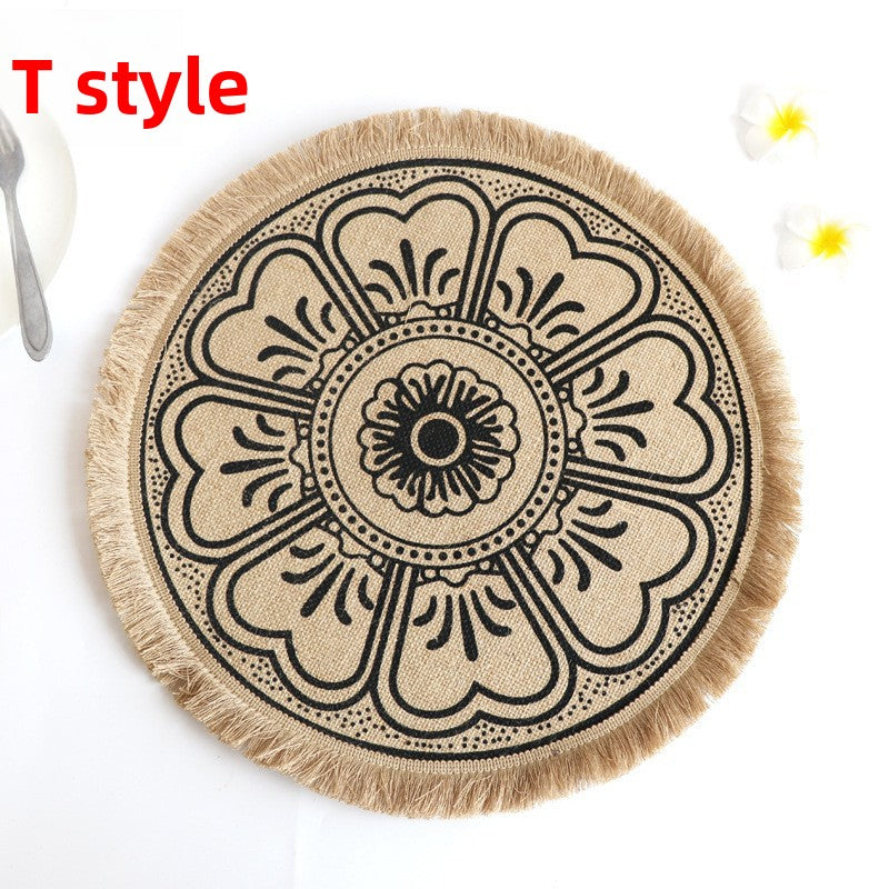 Set de table en jute bohème - Mon Univers Cuisine