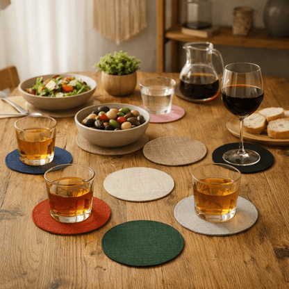 Desous-de-verre en tissu - Mon Univers Cuisine