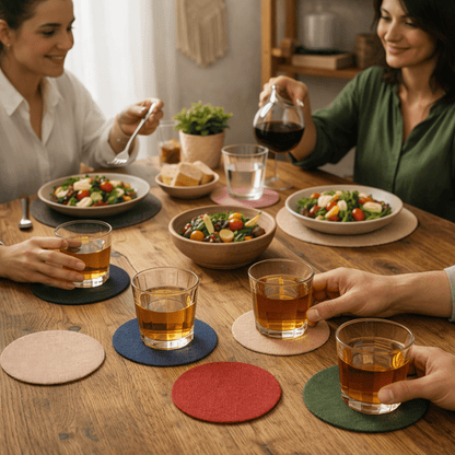 Desous-de-verre en tissu - Mon Univers Cuisine