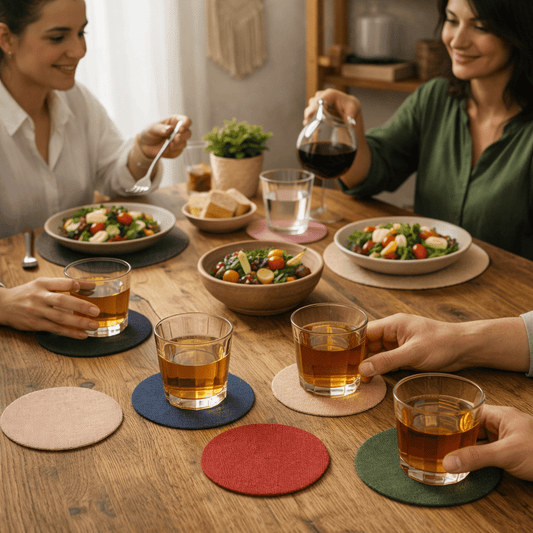 Desous-de-verre en tissu - Mon Univers Cuisine