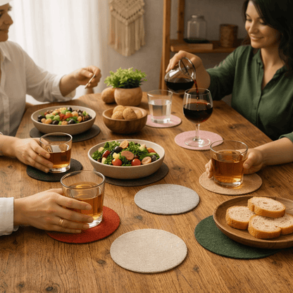 Desous-de-verre en tissu - Mon Univers Cuisine