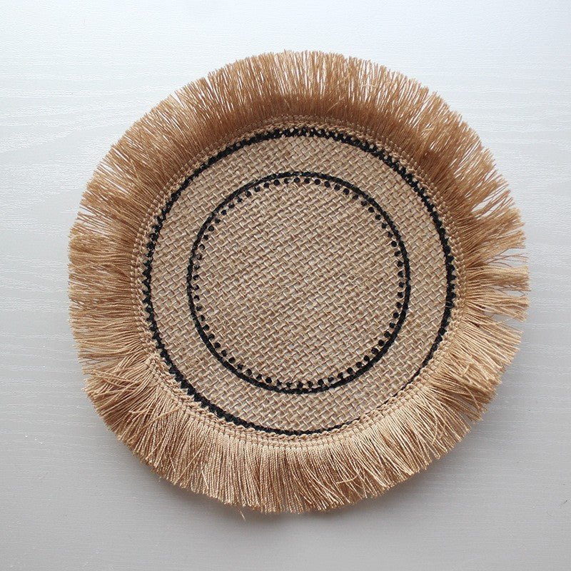 Sous - verre rond | Bohème au naturel - Mon Univers Cuisine