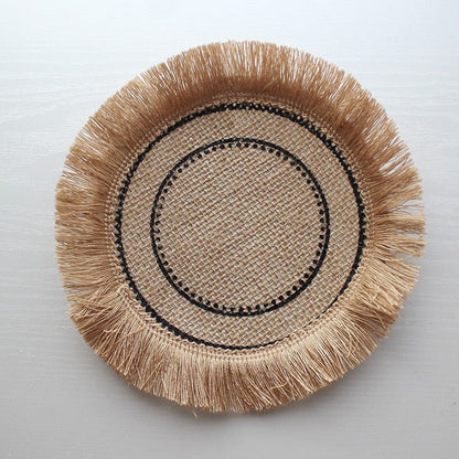 Sous - verre rond | Bohème au naturel - Mon Univers Cuisine