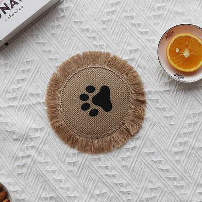 Sous - verre rond | Bohème au naturel - Mon Univers Cuisine