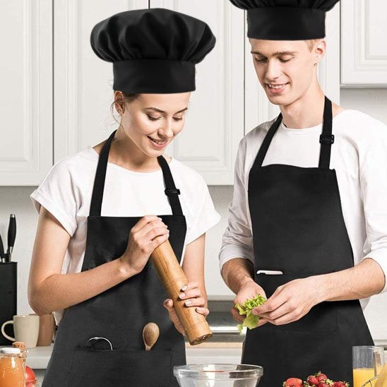 Tablier de cuisine en coton durable | Élégance Pratique - Mon Univers Cuisine