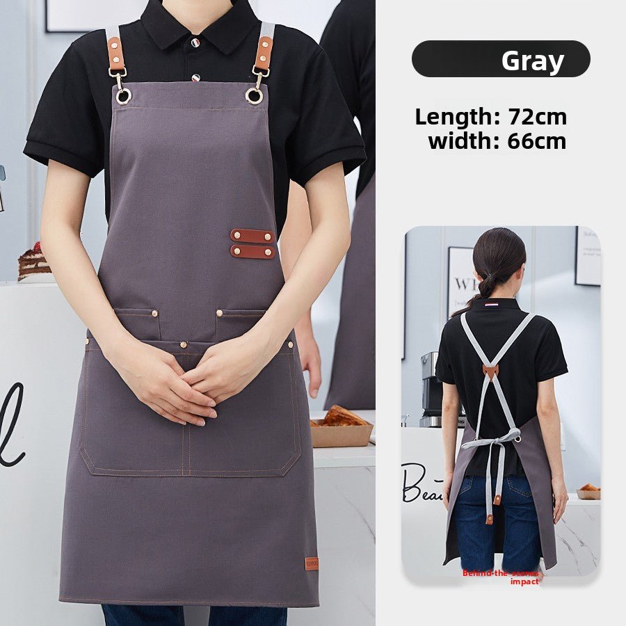 Tablier de Cuisine Professionnel Imperméable | Uniforme de Travail Unisexe avec Poches - Mon Univers Cuisine