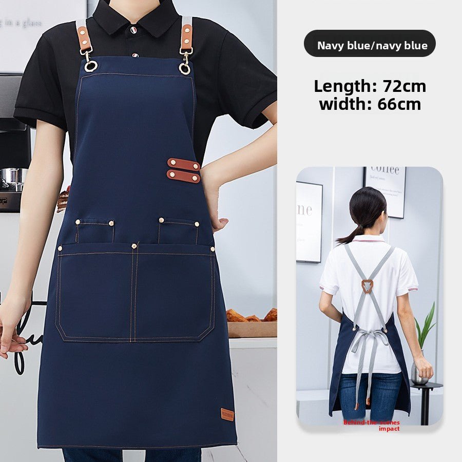 Tablier de Cuisine Professionnel Imperméable | Uniforme de Travail Unisexe avec Poches - Mon Univers Cuisine