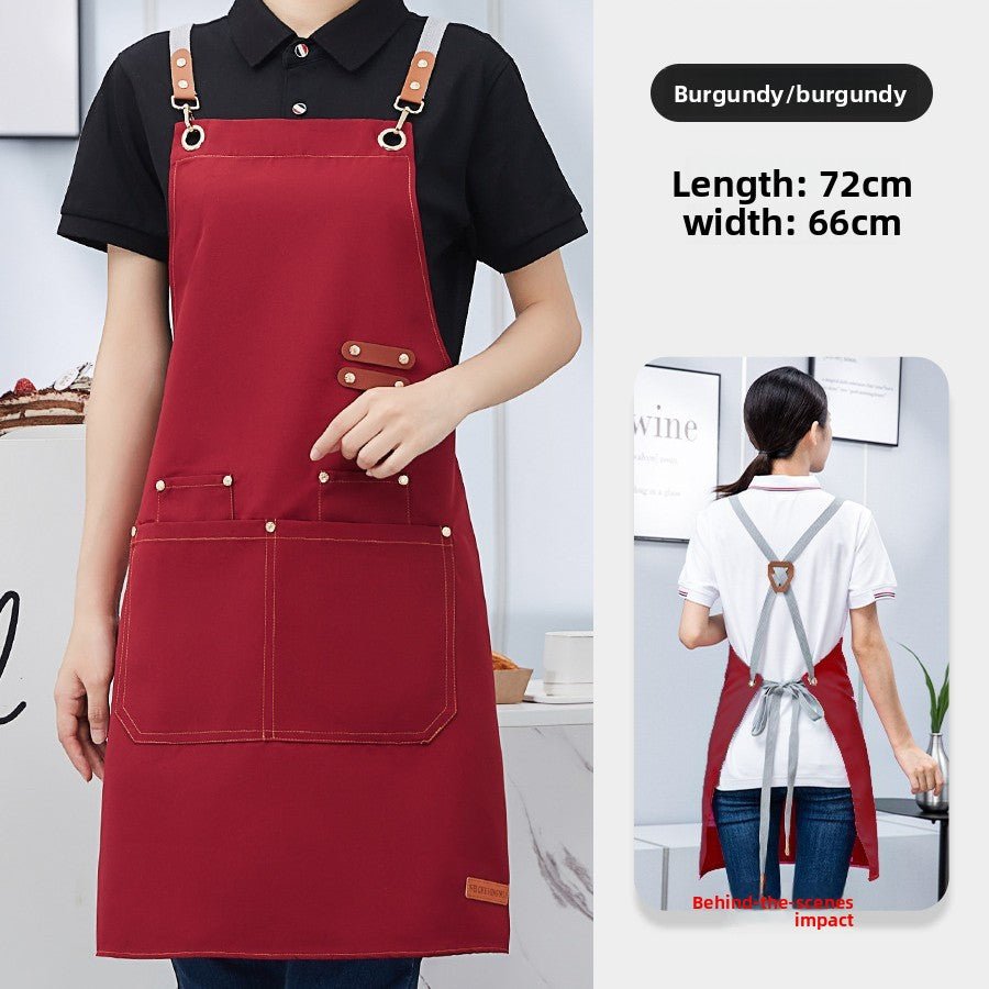 Tablier de Cuisine Professionnel Imperméable | Uniforme de Travail Unisexe avec Poches - Mon Univers Cuisine