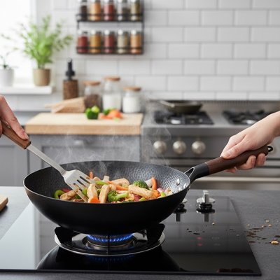 Wok en fonte - Mon Univers Cuisine