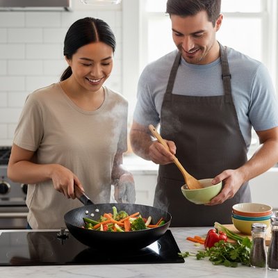 Wok en fonte - Mon Univers Cuisine