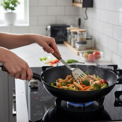 Wok en fonte - Mon Univers Cuisine