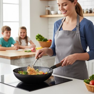 Wok en fonte | Authentique - Mon Univers Cuisine